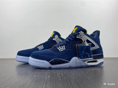 Reps TBK 4 Michigan 3938 Retro AJ4- Soft Jordan 1025